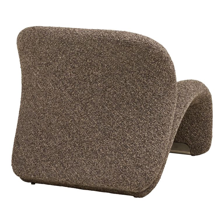 Sofia Lounge Chair - Brown - Fabric
