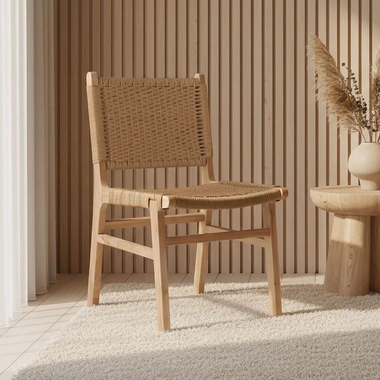 Zurem Natural and Rattan Chair