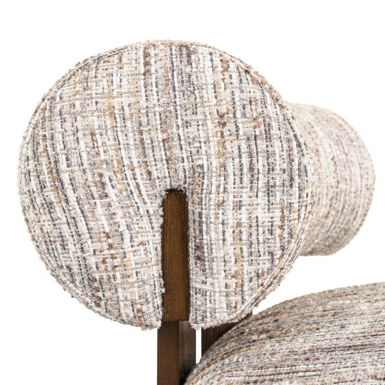 Arabella Beige Fabric Accent Chair