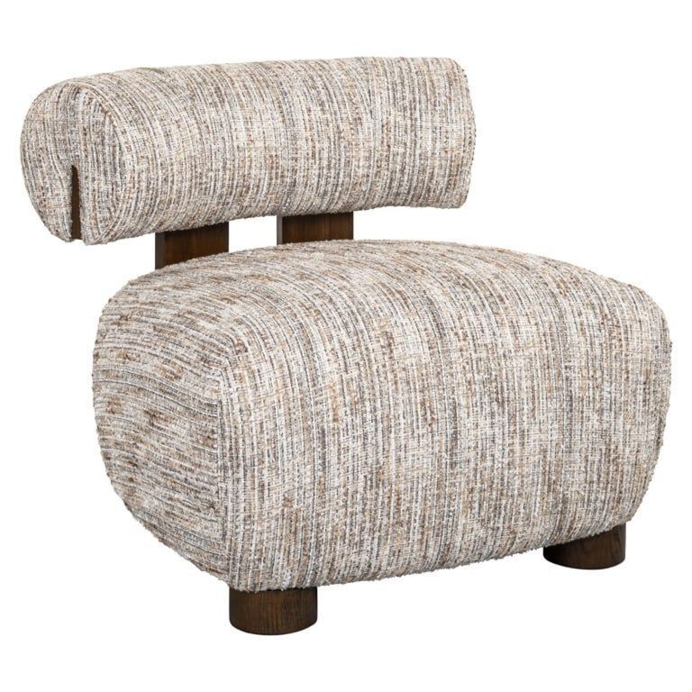 Arabella Beige Fabric Accent Chair