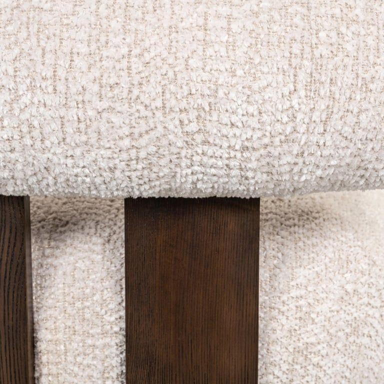 Arabella Cream Fabric Accent Chair