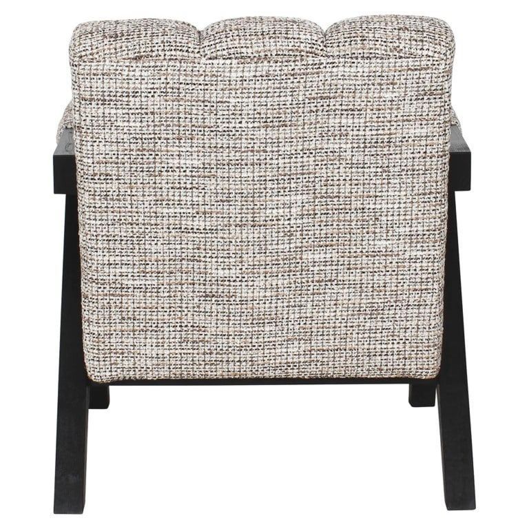 Clover Natural Fabric Accent Chair