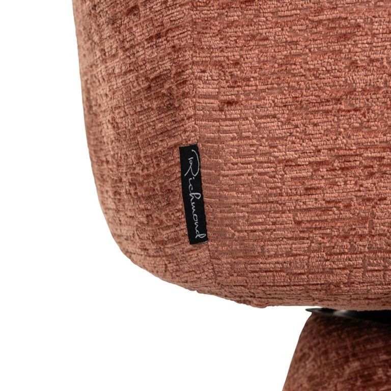 Madeline Pink Fabric Swivel Chair