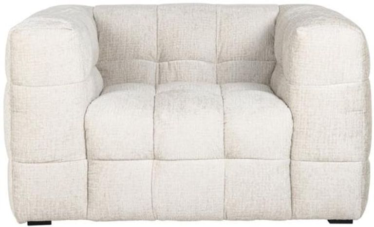 Merrol Cream Fabric Accent Chair