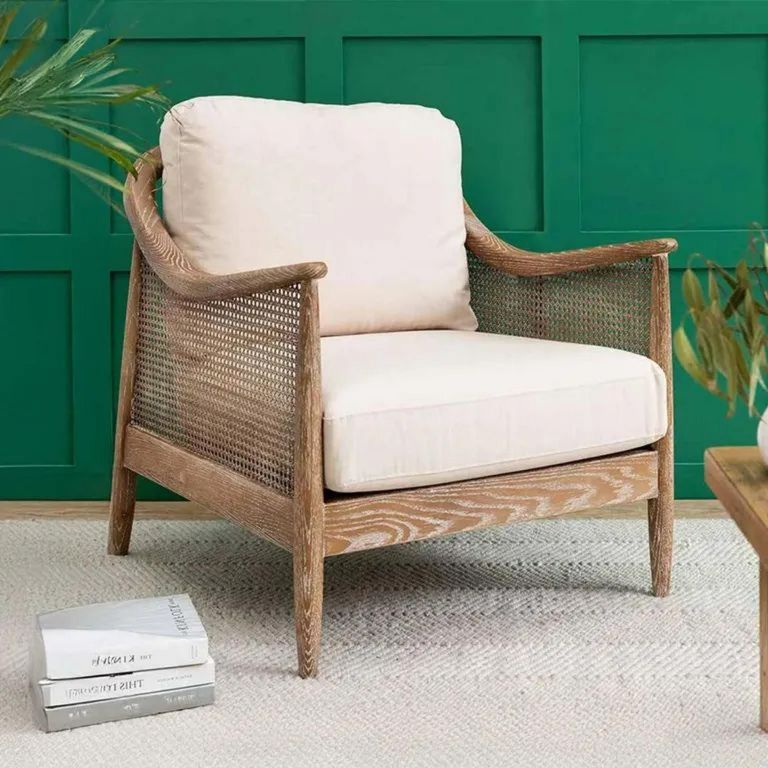 Templecombe Rattan Armchair Oatmeal