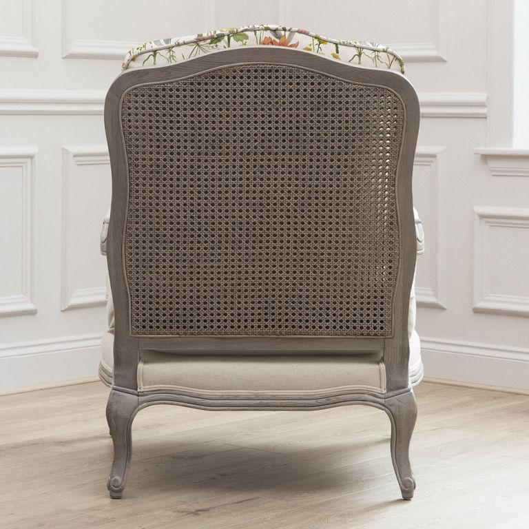 Delamere Florence Armchair - Stone and Linen - Printed