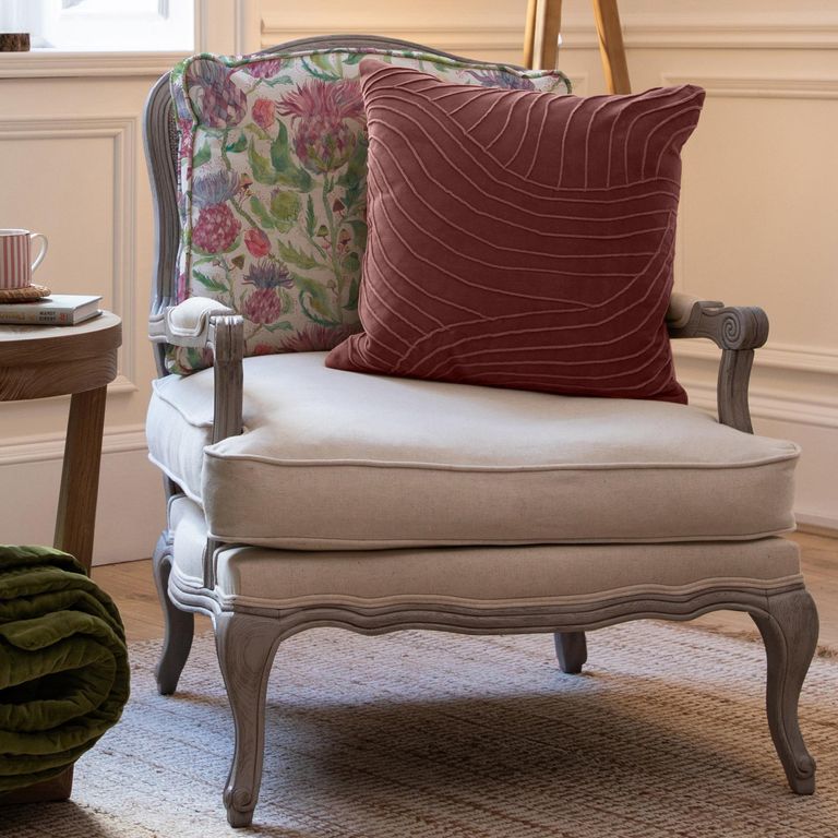 Fairytale Florence Armchair - Stone and Dawn Bristles - Printed