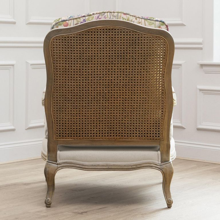 Hedgerow Florence Armchair - Oak and Lotus - Printed