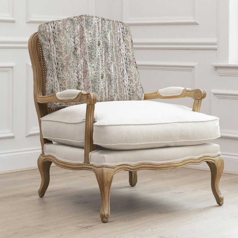 Whimsical Florence Armchair - Oak and Willow Tale - Printed
