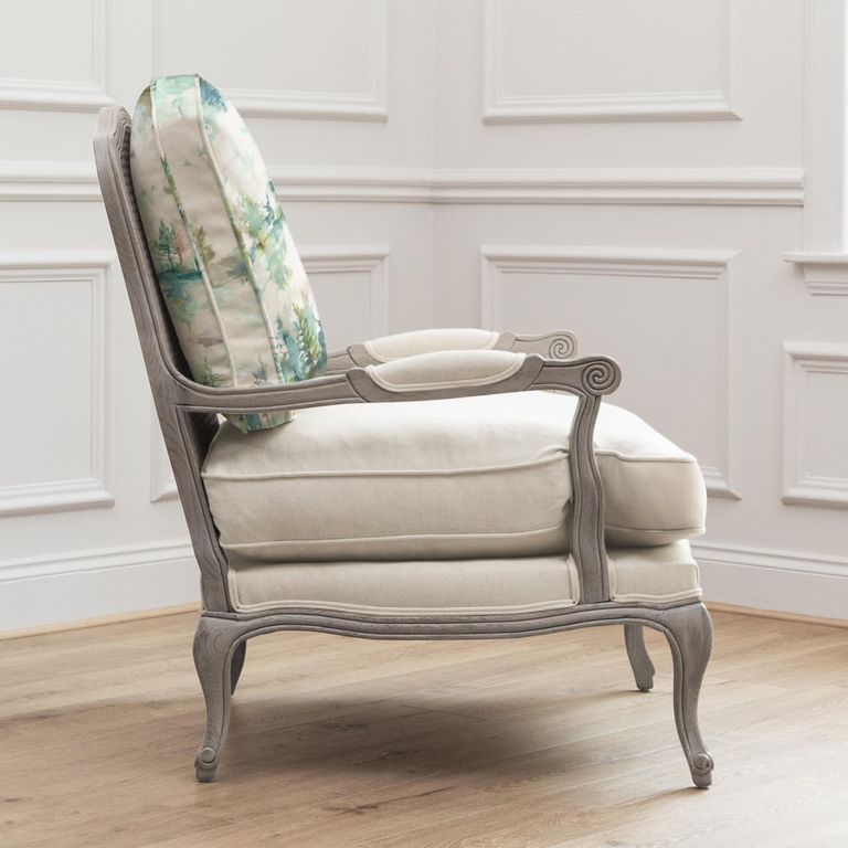 Wilderness Florence Armchair - Stone and Topaz - Printed