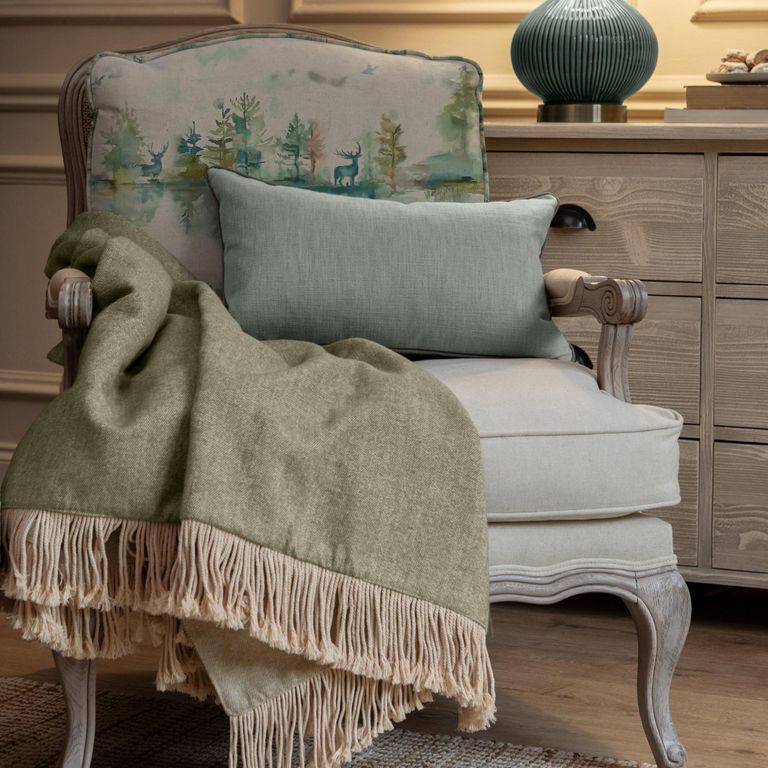 Wilderness Florence Armchair - Stone and Topaz - Printed