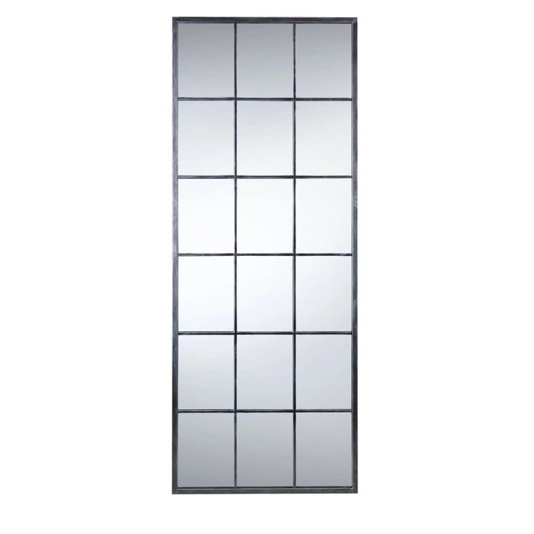 Somma Window Mirror - Rectangular - Pewter
