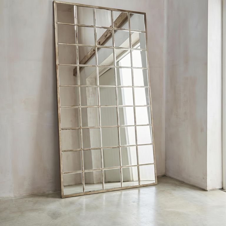 Blakely Wall Mirror - Antique Gold Window - 100cm x 180cm