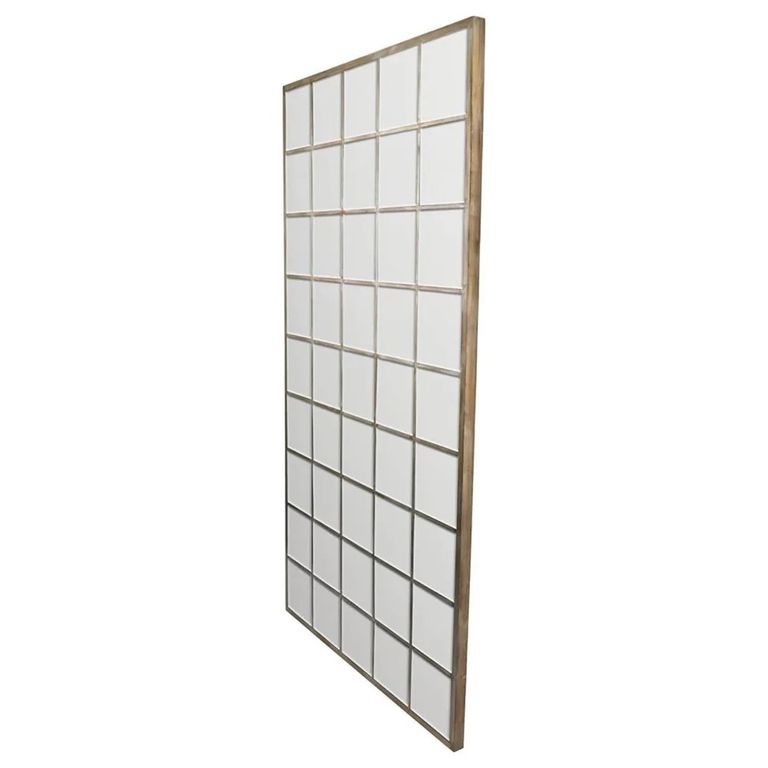 Blakely Wall Mirror - Antique Gold Window - 100cm x 180cm
