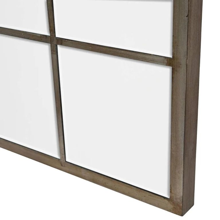 Blakely Wall Mirror - Antique Gold Window - 100cm x 180cm