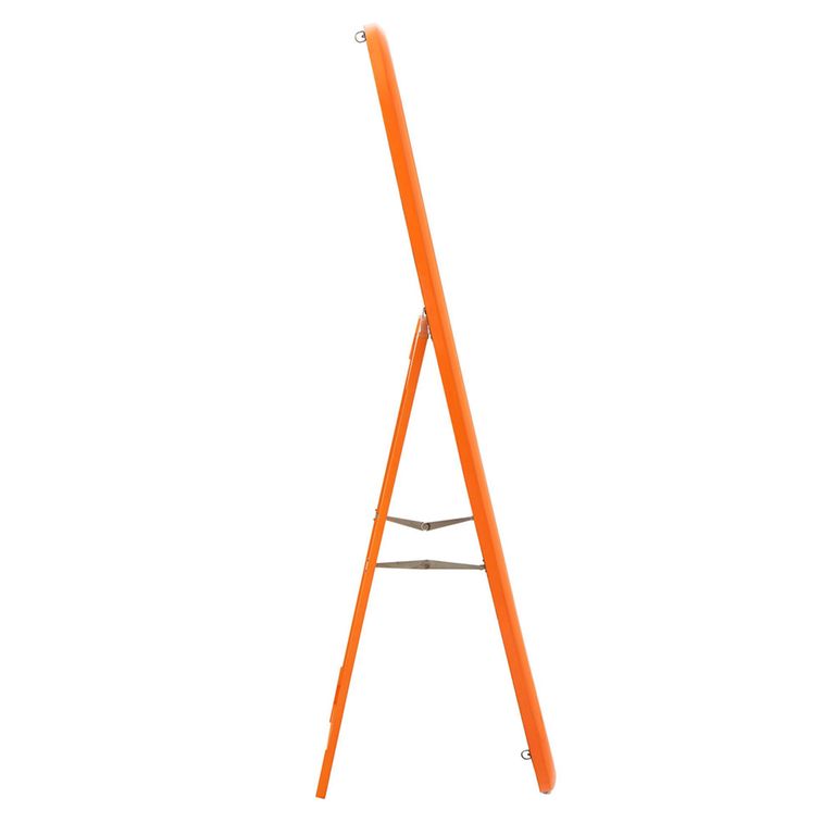 Cheval Mirror - Orange Painted - Wood - 80cm x 180cm
