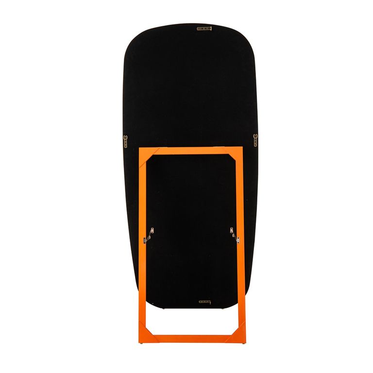 Cheval Mirror - Orange Painted - Wood - 80cm x 180cm