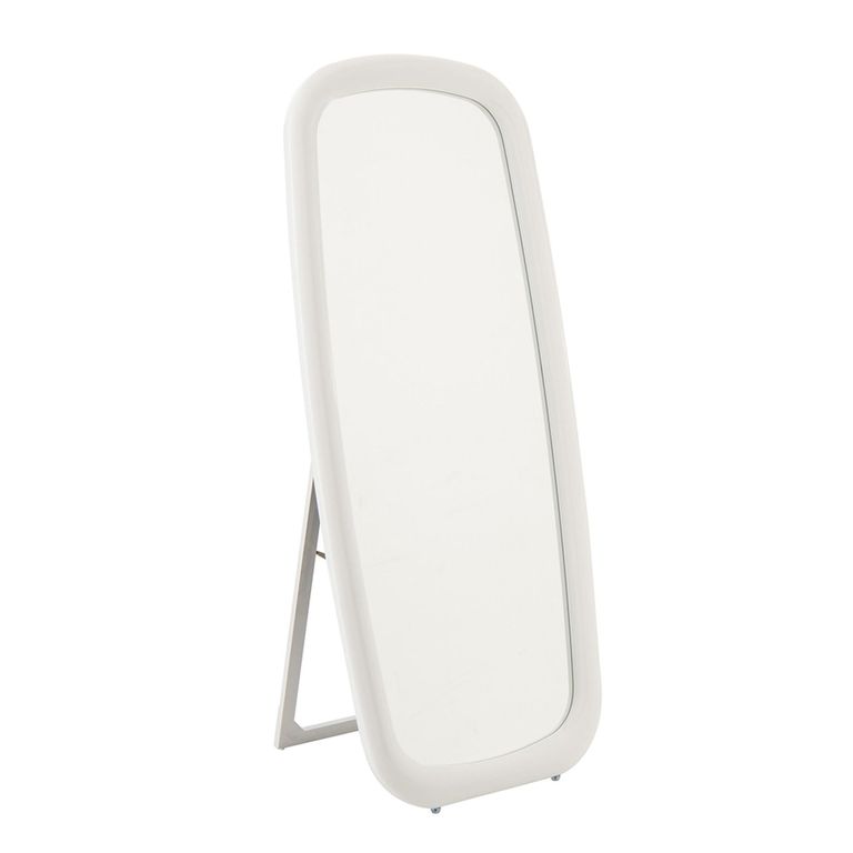 Cheval Mirror - White Painted - Wood - 80cm x 180cm