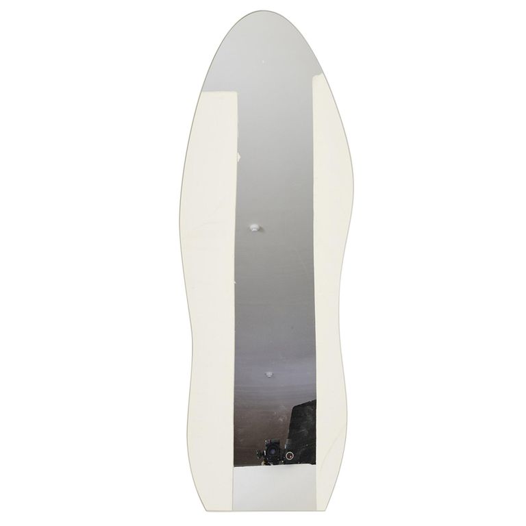 Standing Cheval Mirror - Abstract - White - Glass - 56cm x 180cm