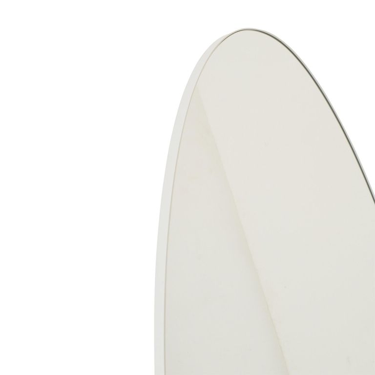 Standing Cheval Mirror - Abstract - White - Glass - 56cm x 180cm