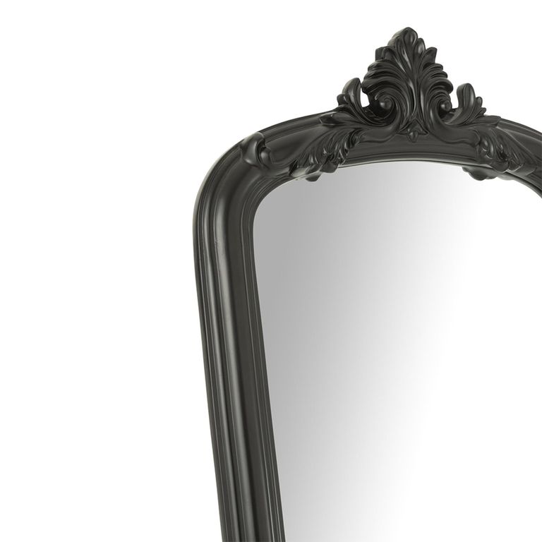 Standing Cheval Mirror - Black - Emi Wood - 56cm x 180cm