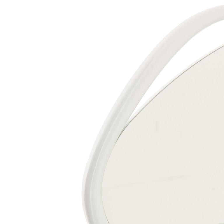 Wall Mirror - Abstract - White Painted - Wood - 120cm x 50cm