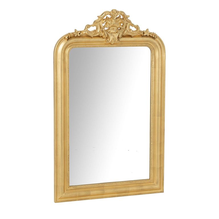 Wall Mirror - Gold - Emi Wood - 87cm x 144cm
