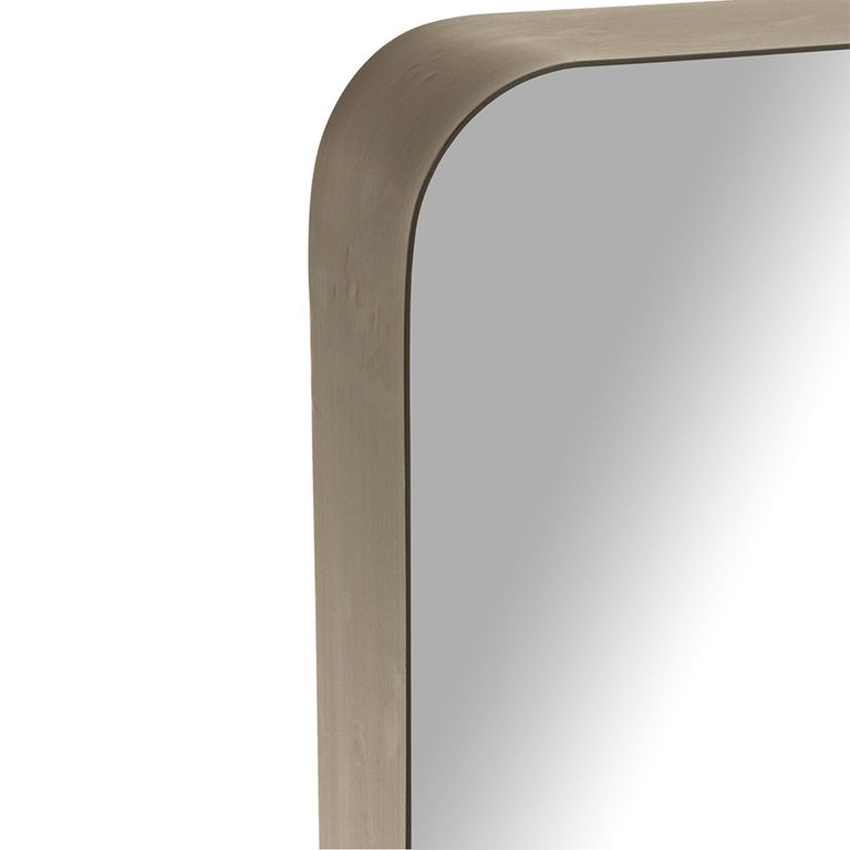 Markus Leaner Mirror - Dark Brown - Glass and Metal - 180cm x 80cm