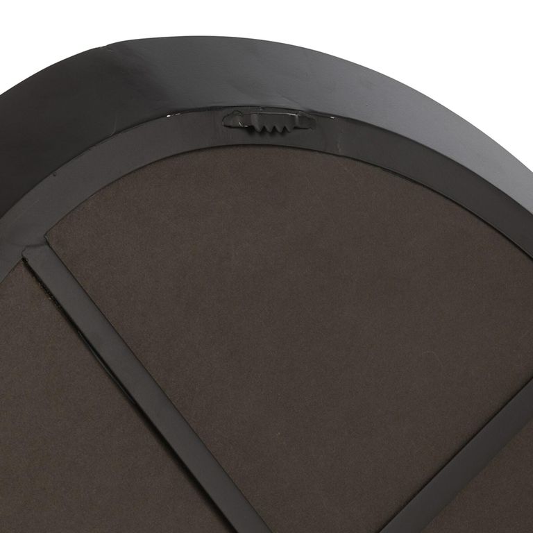 Wall Mirror - Abstract - Small - Black - Glass and Metal - 60.5cm x 58cm