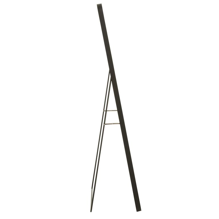 Cheval Mirror - Black - Glass and Metal - 55cm x 150cm