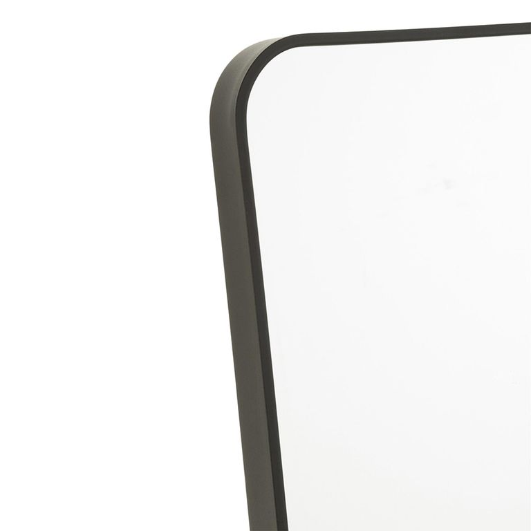 Cheval Mirror - Black - Glass and Metal - 55cm x 150cm