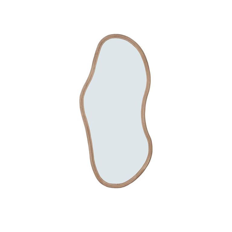Brix Sophie Wall Mirror - Abstract - Medium - Natural - Wood - 60cm x 120cm