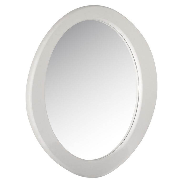 Bloomstone Wall Mirror - Oval - White - 108cm x 120cm