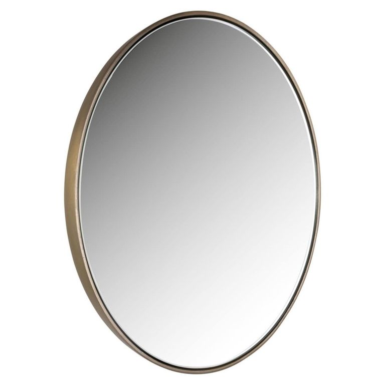 Mammom Wall Mirror - Round - Aluminium - 39.5cm x 12cm