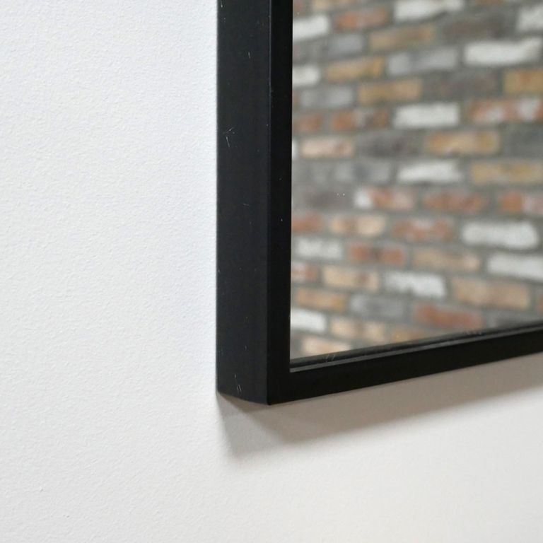 Wall Mirror - Black - Metal