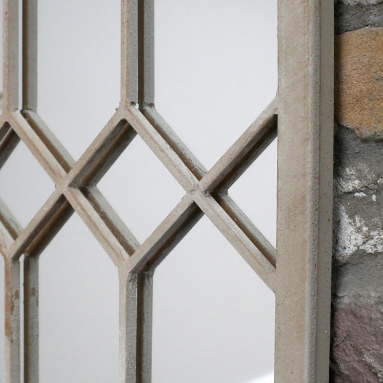 Wall Mirror - Arch - Rustic - Metal - 75cm x 150cm
