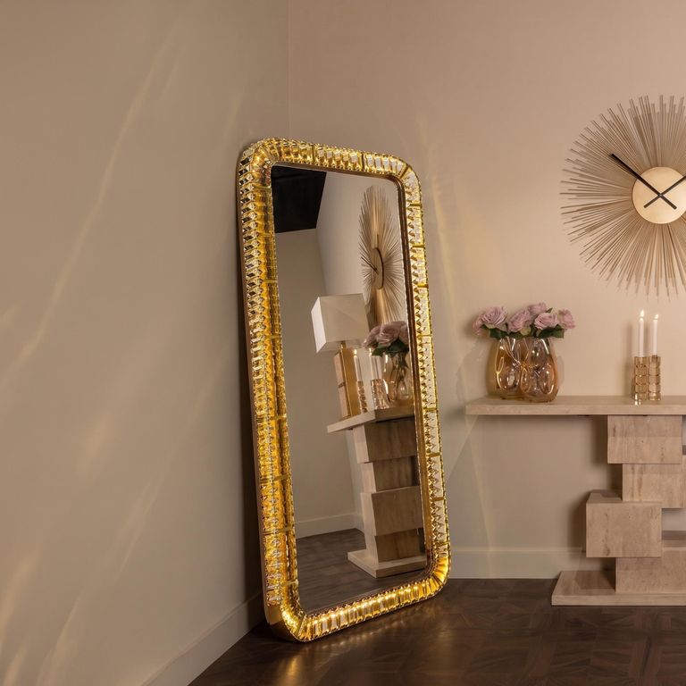 Kahlo Bronze Floor Mirror