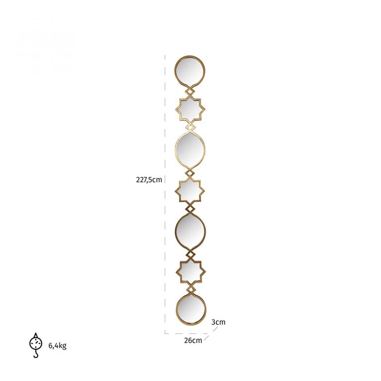 Babice Gold Wall Mirror