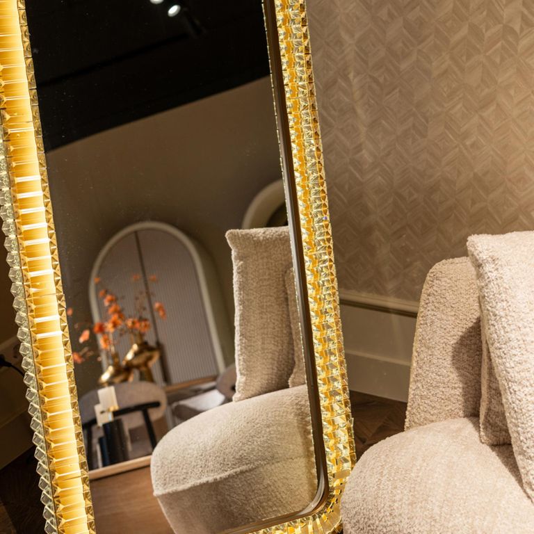 Kahlo Bronze Floor Mirror
