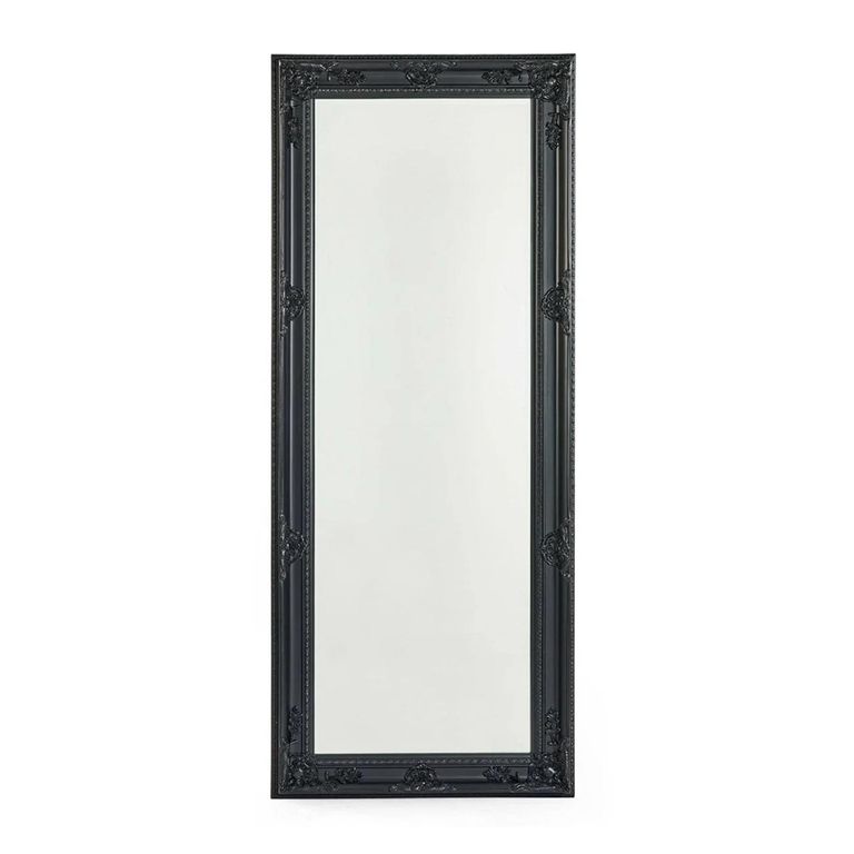 Palais Leaner Mirror - Antique Black - Wood - 70cm x 170cm