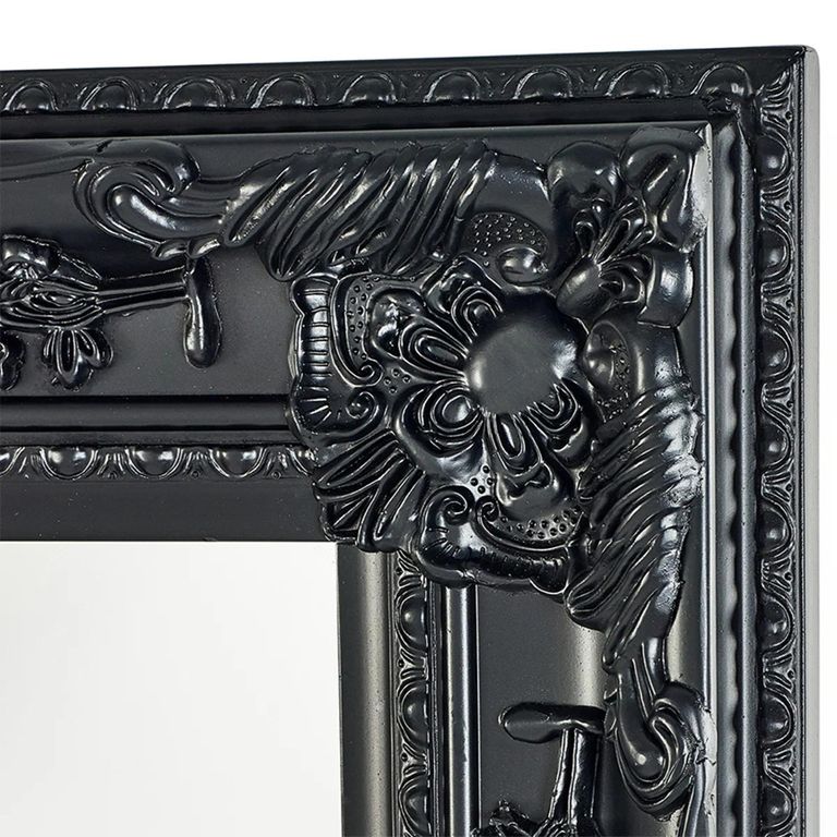 Palais Leaner Mirror - Antique Black - Wood - 70cm x 170cm