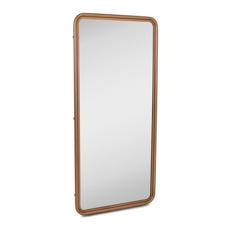 Chatou Curved Wall Mirror - Bronze - Metal - 88cm x 183cm