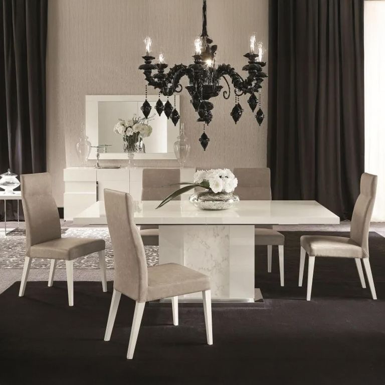 Canova Large Wall Mirror - White Gloss