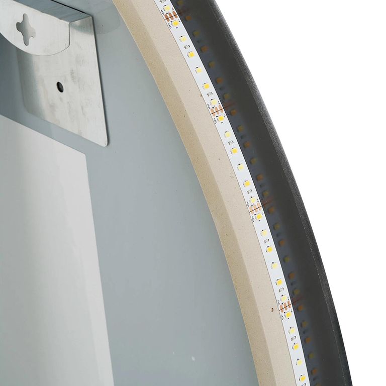 Kiama Bathroom Wall Mirror - with LED Lights - Abstract - Glass - 58cm x 80cm