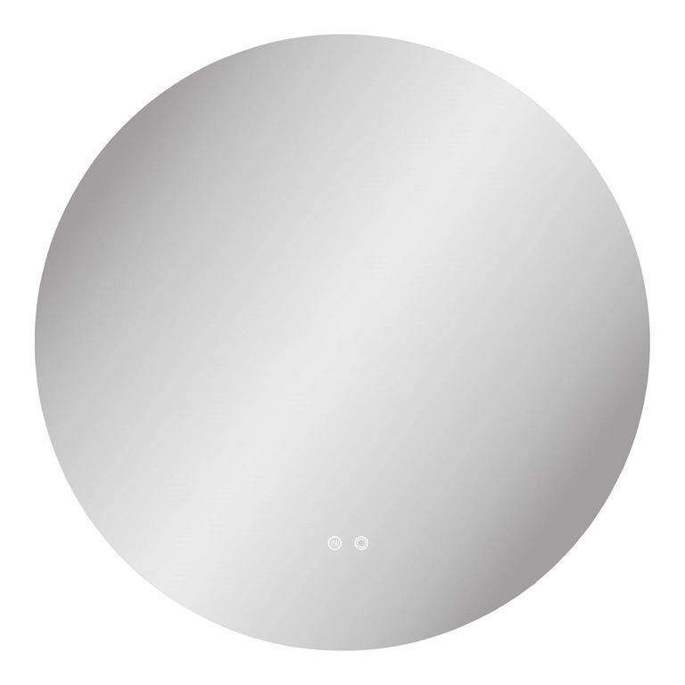 Kiama Bathroom Wall Mirror - with LED Lights - Round - Glass - 80cm x 80cm