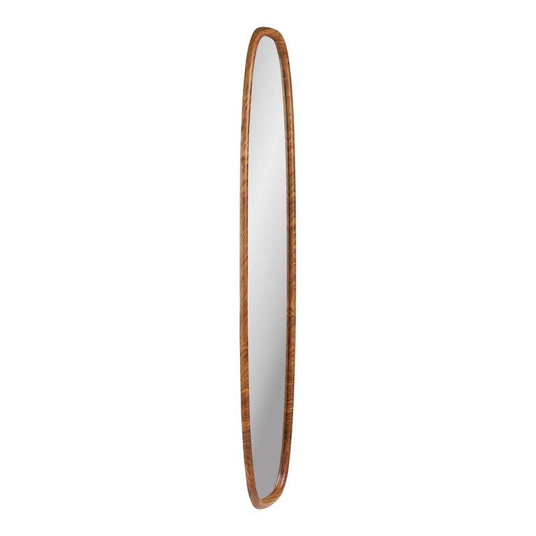 Luxon Wall Mirror - Oval - Walnut - 150cm x 40cm