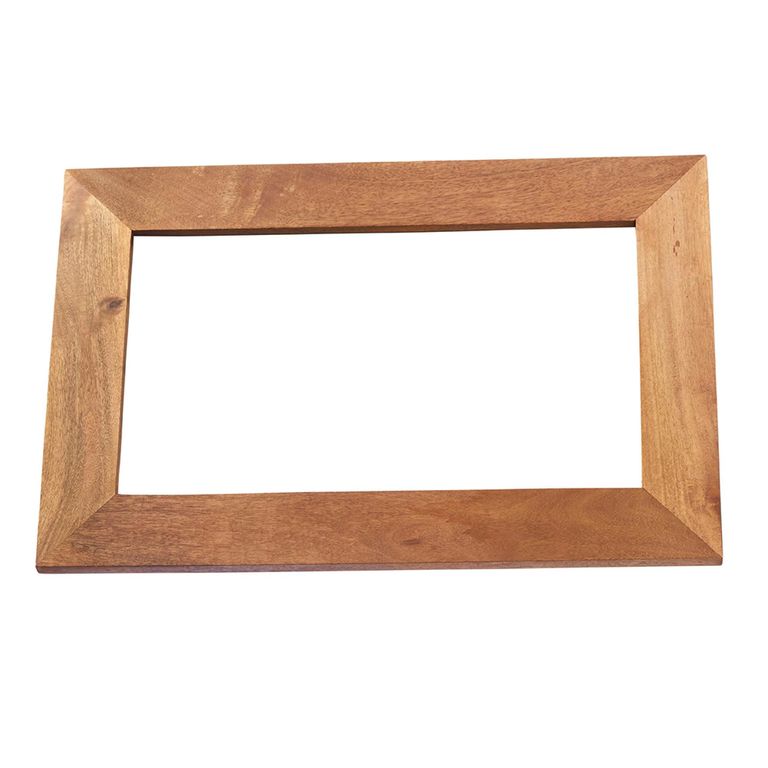 Dakota Wall Mirror - Light Mango Wood - 90cm x 60cm