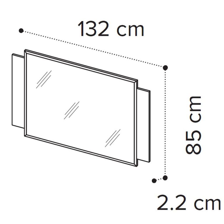 Volare Italian Wall Mirror - Venetian Grey