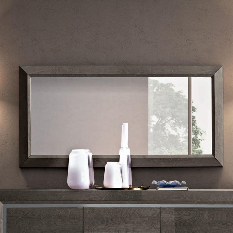 Elite Italian Wall Mirror - Silver Birch