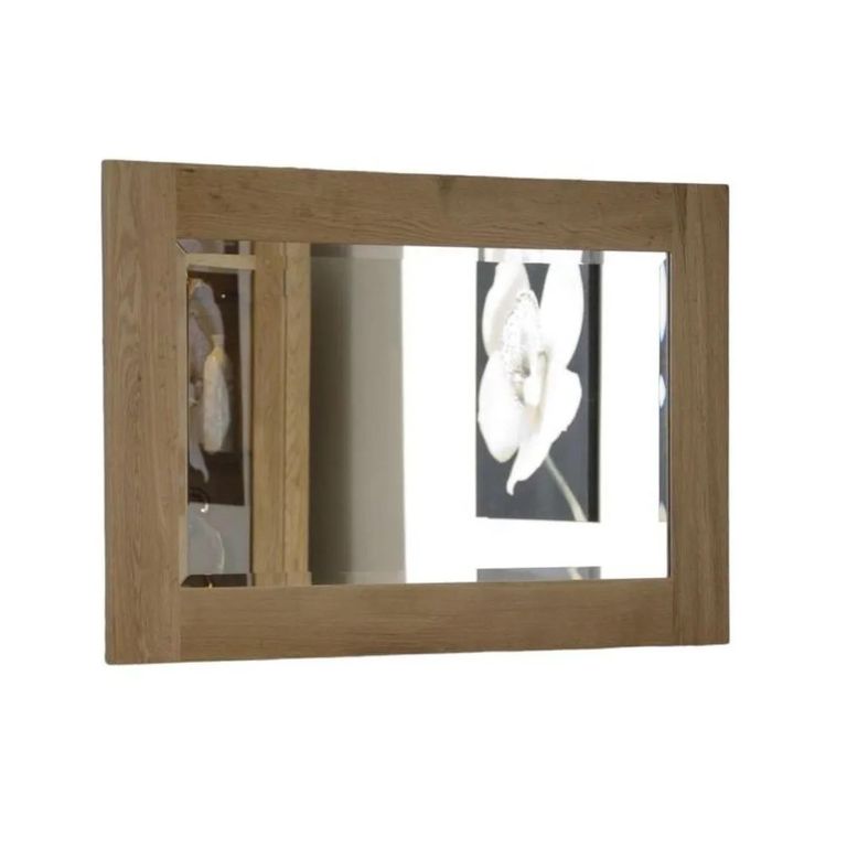 Opus Wall Mirror - Small - 72cm x 102cm - Oak
